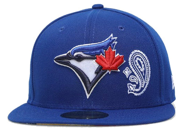 New Era Toronto Blue Jays Patchwork Paisley Undervisor 59Fifty Fitted Hat Blue