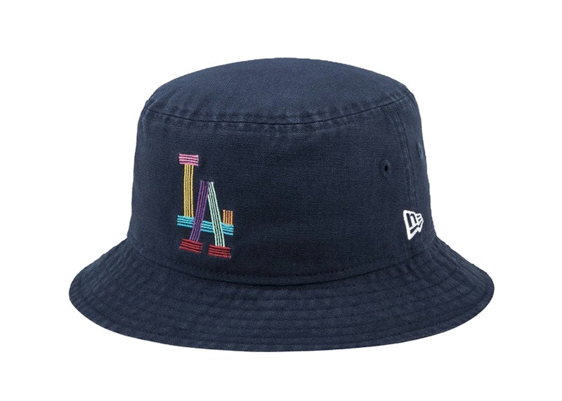 New Era x BTS x MLB Dynamite Los Angeles Dodgers Bucket Hat Oceanside Blue