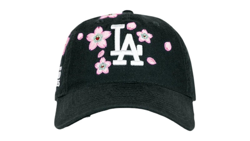 New Era x Takashi Murakami x MLB Dodgers Strapback Hat Black