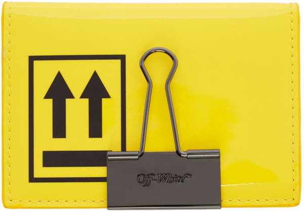 Arrows Card Holder Yellow Black