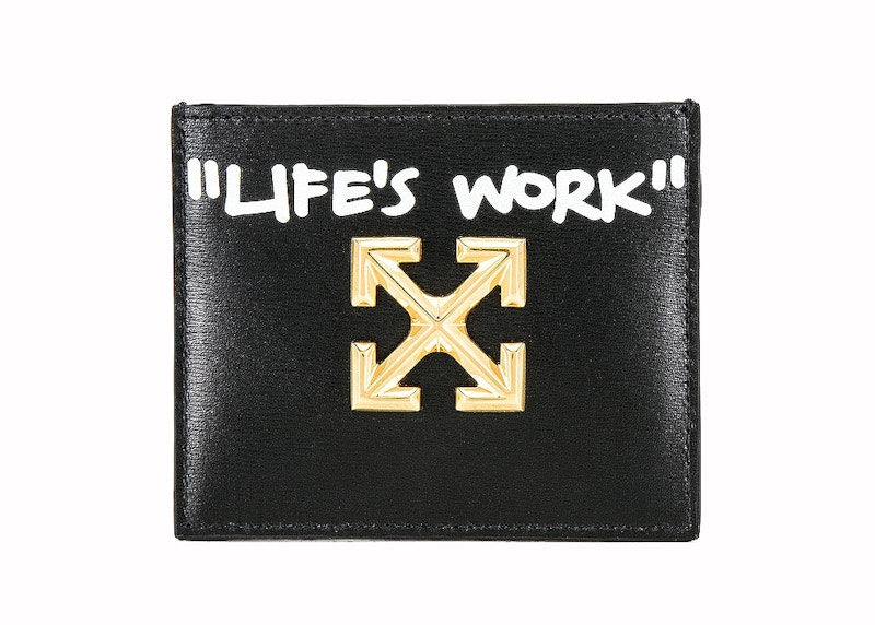 Card Case Jitney Life's Work Simple Black