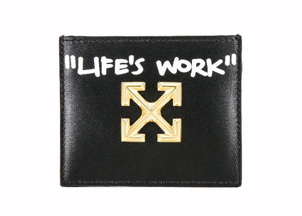 Card Case Jitney Life's Work Simple Black