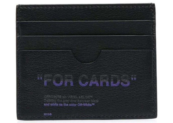 Card Case Quote Black/Purple