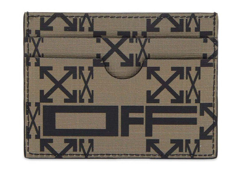Monogram Simple Card Case Brown