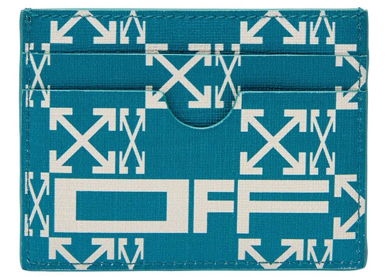 Monogram Simple Card Case Green