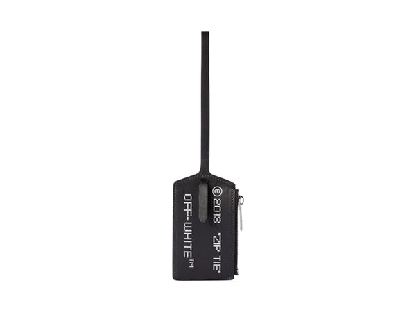 Zip Tie Zipped Card Case Black