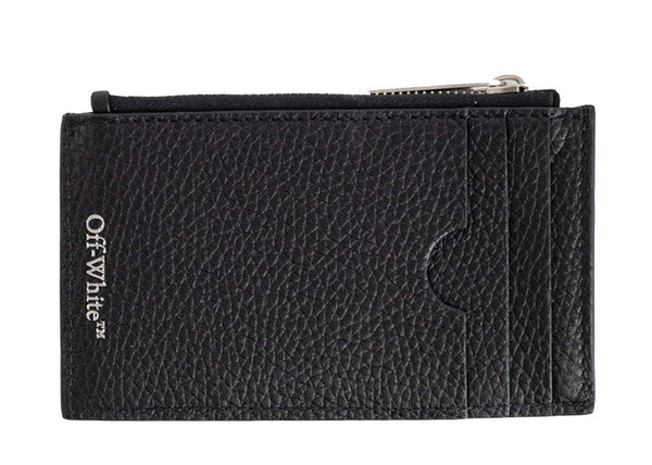 Diag Zipped Card Case Black