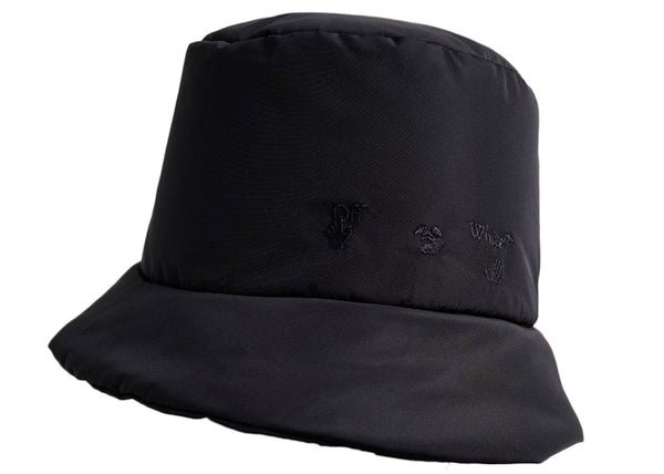 OFF-WHITE Logo Bucket Hat Black