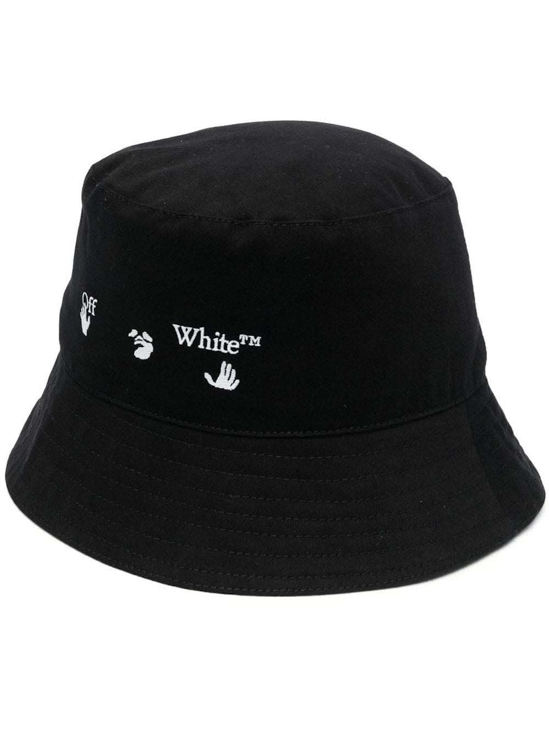 OFF-WHITE Swimming Man Bucket Hat Black/White