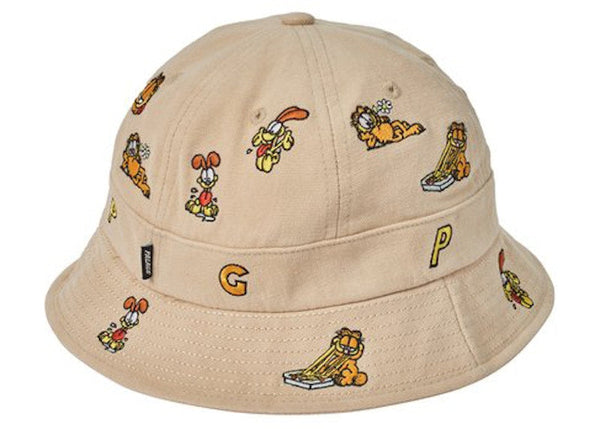 Palace Garfield Bucket Hat Beige