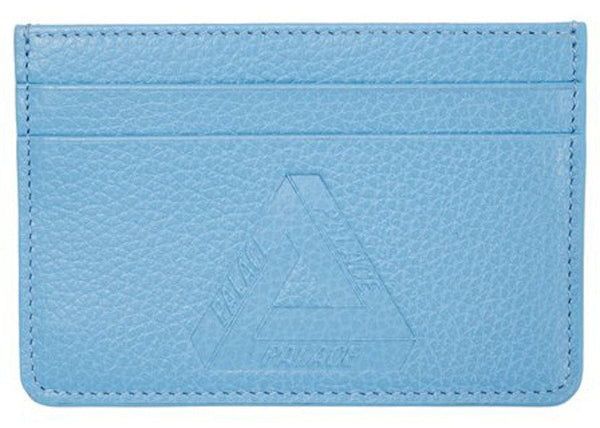 Leather Card Holder Blue