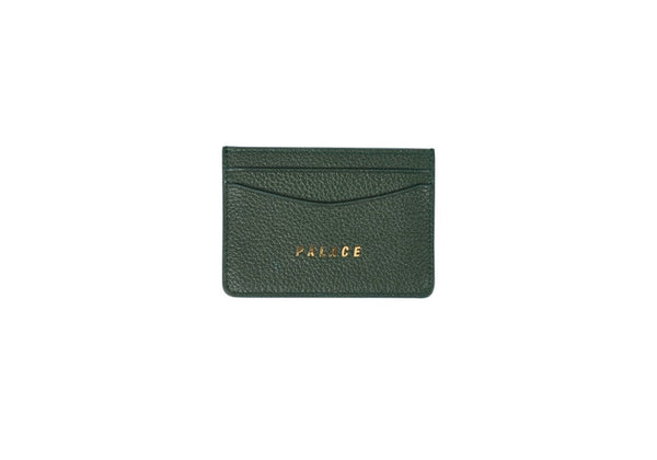 Leather Card Holder Dark Green