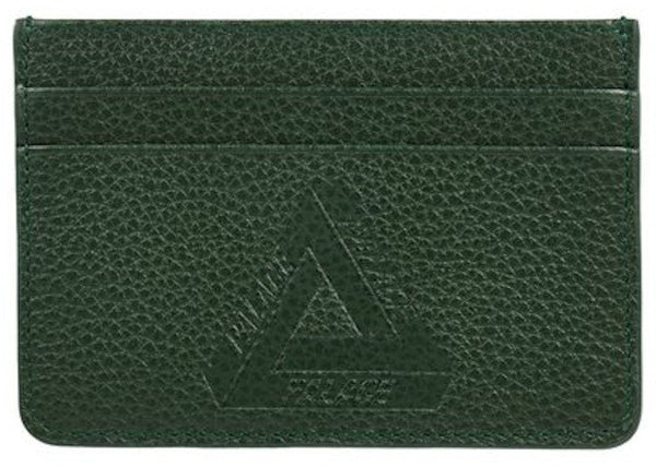 Leather Card Holder Green