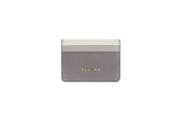 Leather Card Holder Grey