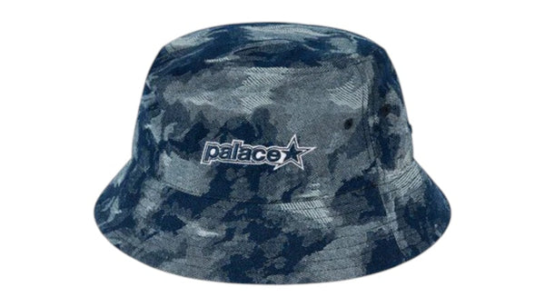 Palace P Star Bucket Hat Stonewash Denim