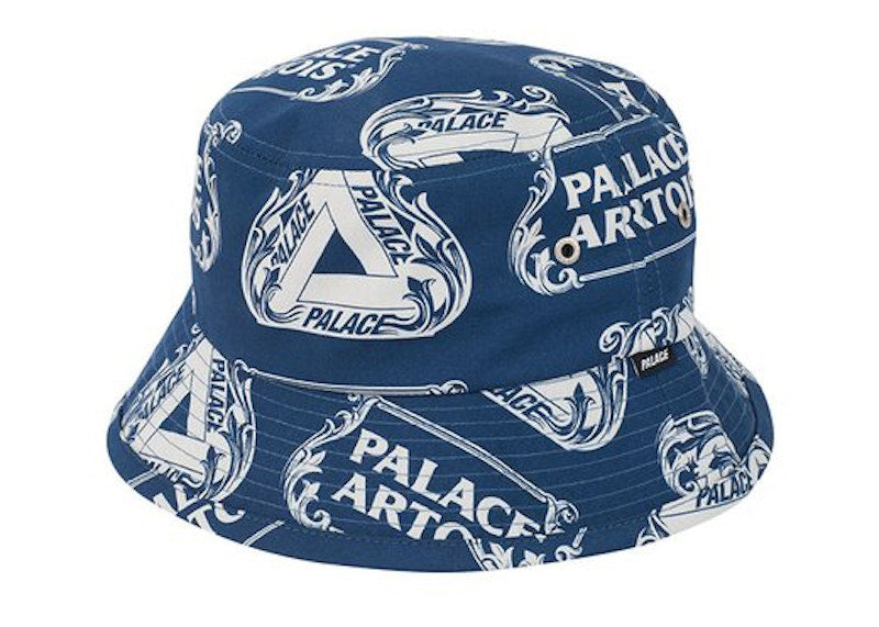 Palace Stella Artois Bucket Hat Navy/White