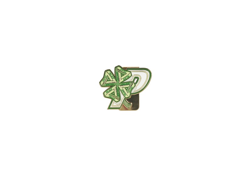Strike It Lucky Money Clip Gold/Green/White