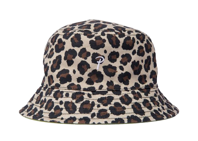 Patta Reversible Bucket Hat Classic Leopard Calliste Green