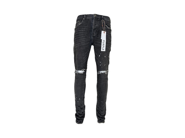 Purple Brand Black Over Spray Core Jeans Black