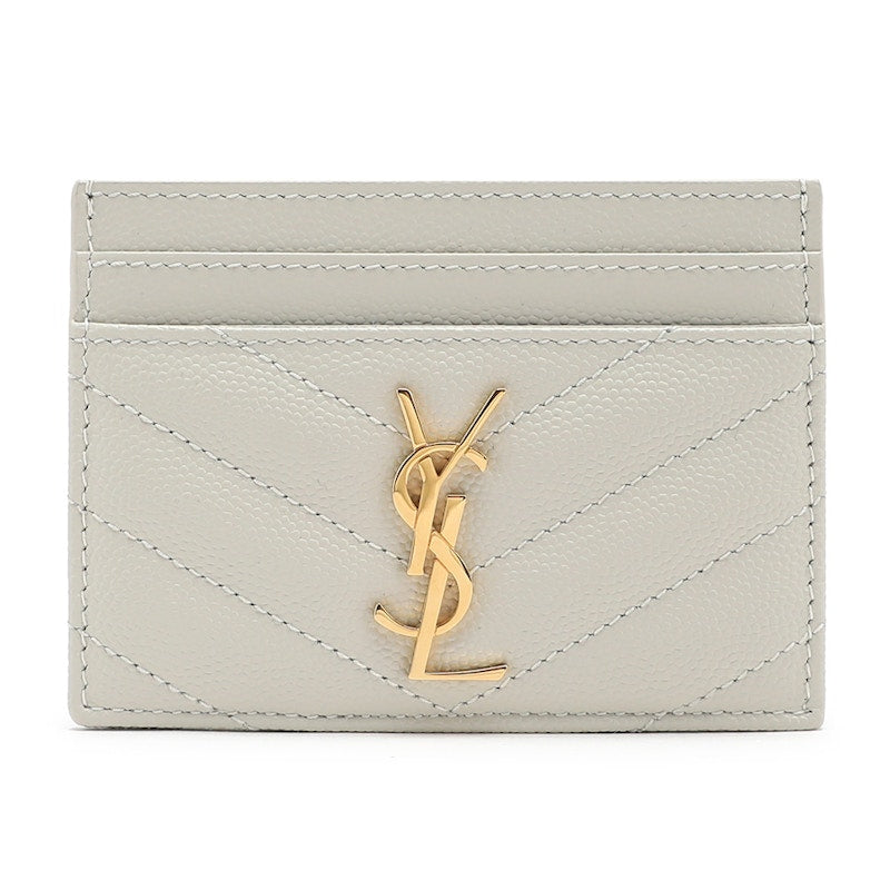 Cassandra Matelasse Card Holder Ivory