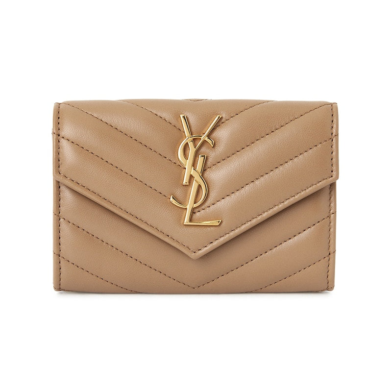 Cassandre Card Holder Beige