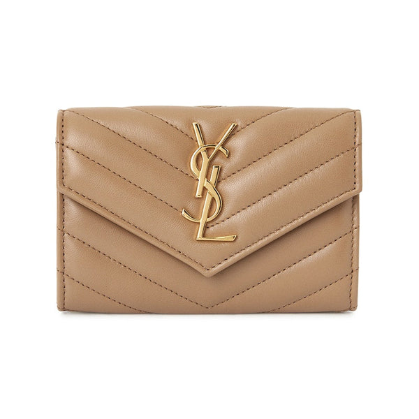 Cassandre Card Holder Beige