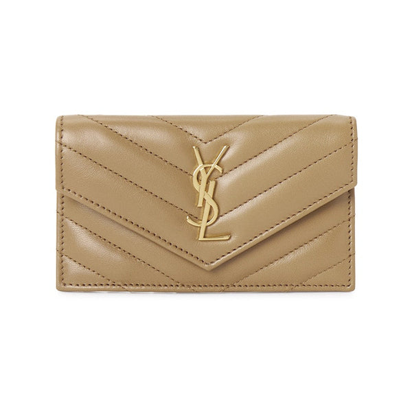 Cassandre Fragments Card Holder Beige Brown