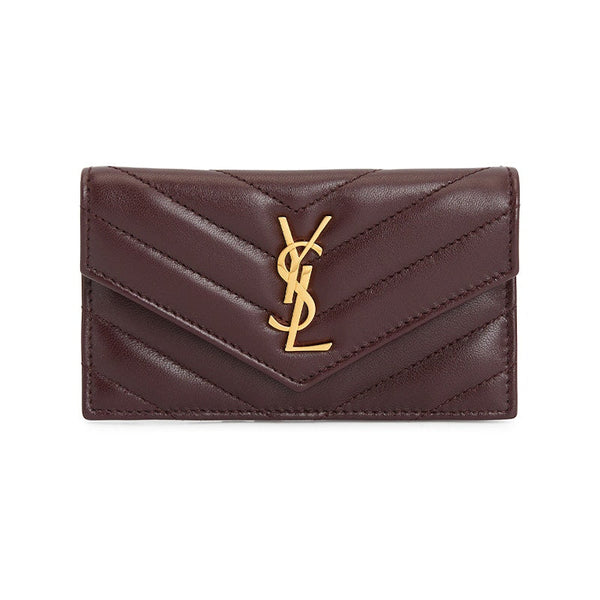 Cassandre Fragments Card Holder Wine