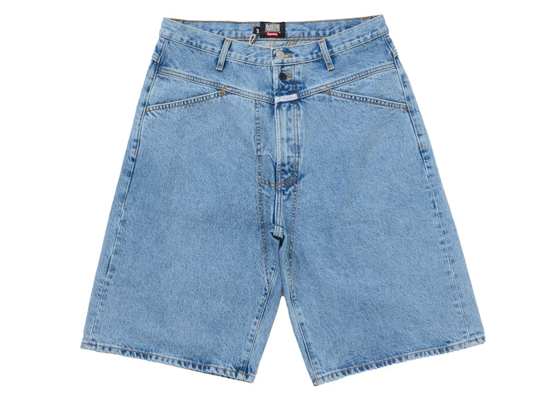 Supreme Marithé + François Girbaud X-Seam Baggy Denim Short Light Indigo