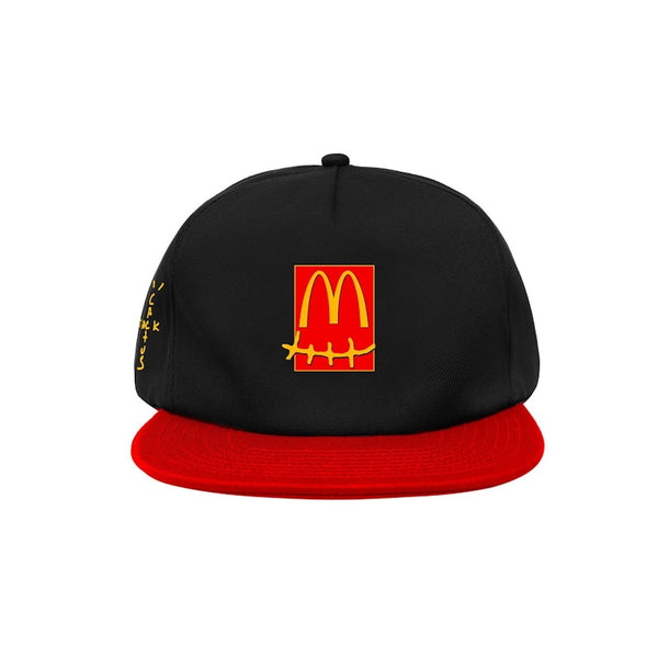 Travis Scott x McDonald's Smile Hat Black/Red