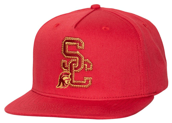 Travis Scott x Mitchell & Ness USC Trojans Snapback Hat Red