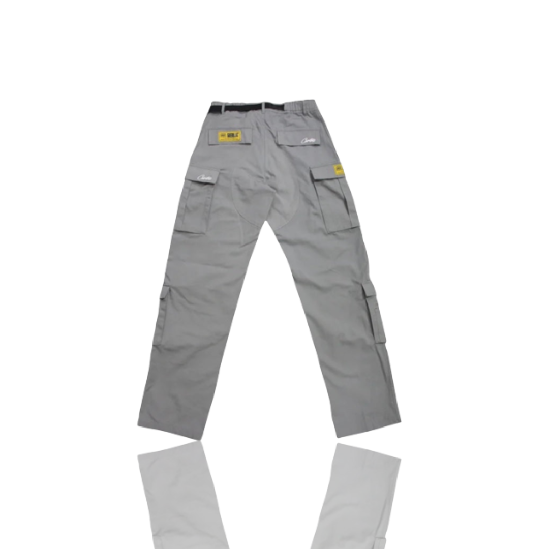 STONE GREY & WHITE RTW ALCATRAZ GUERILLAZ CARGO TROUSER