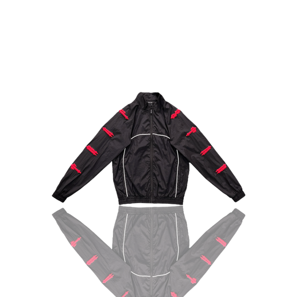 Red & Black Irongate 2.0 Shell Tracksuit