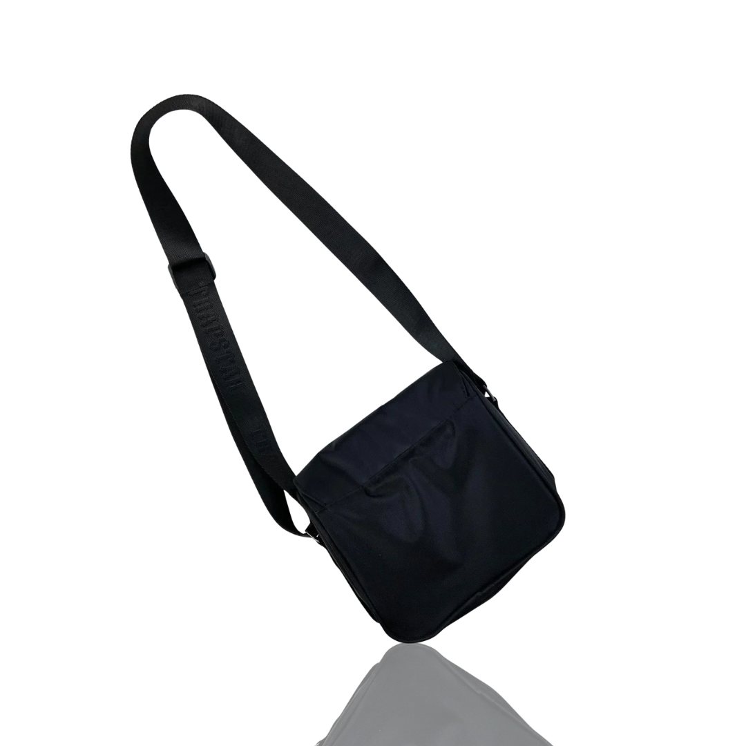 Black & Ice Blue Irongate Messenger Bag 1.0
