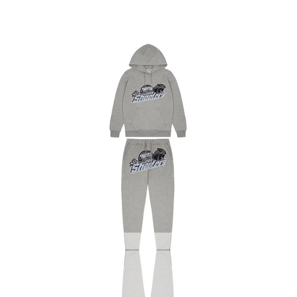 Grey & Sky Blue London Shooters Tracksuit