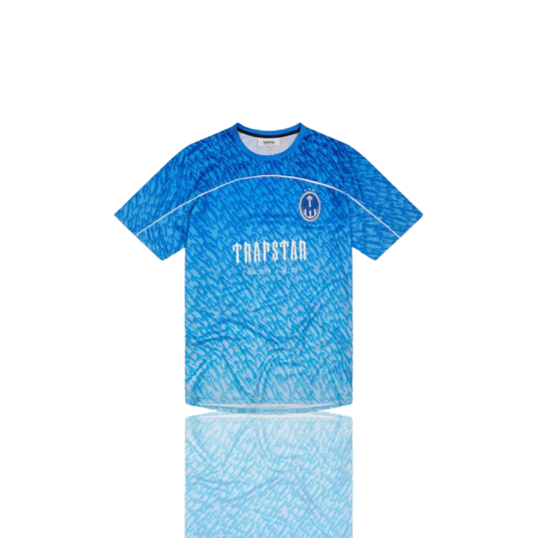 BLUE GRADIENT T FOOTBALL JERSEY