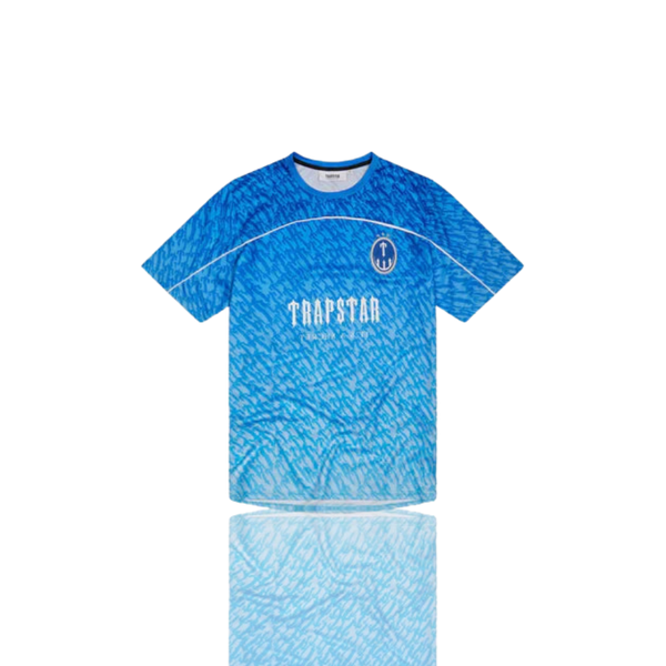 BLUE GRADIENT T FOOTBALL JERSEY