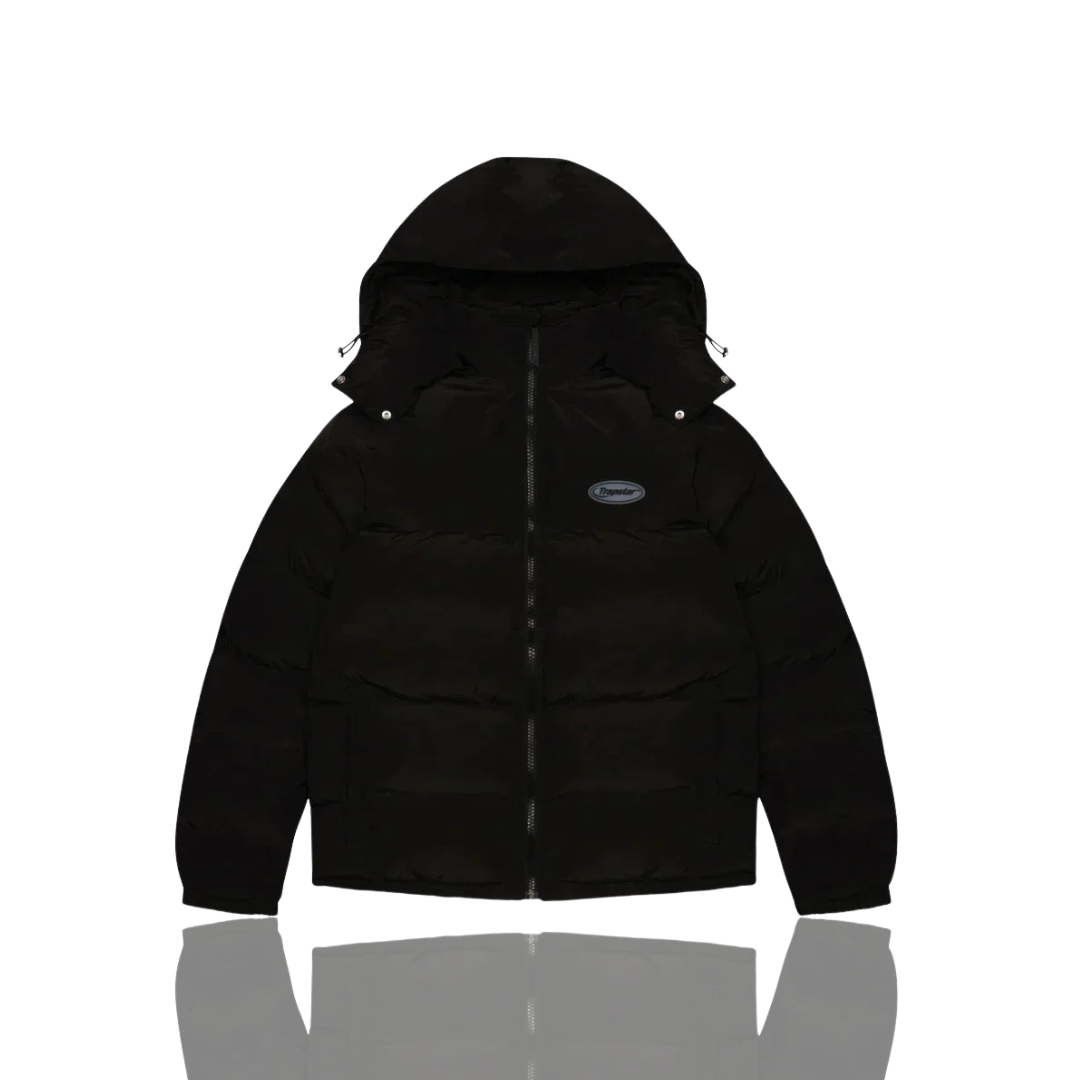 TRIPLE BLACK HYPERDRIVE HOODED PUFFER JACKET