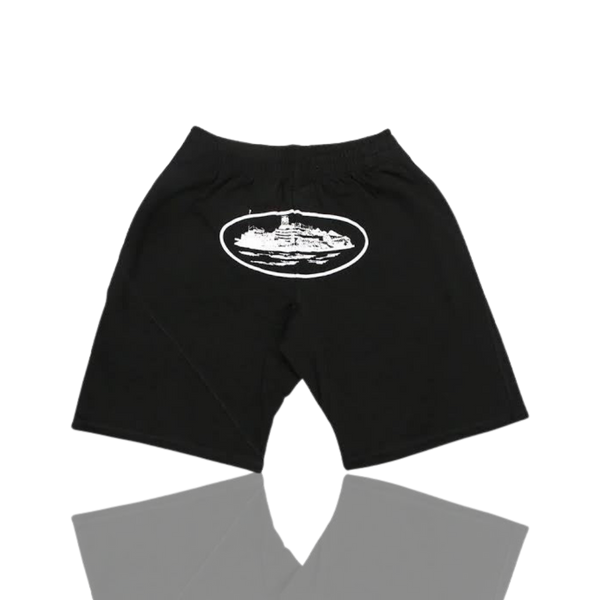 Black & White Alcatraz Shorts