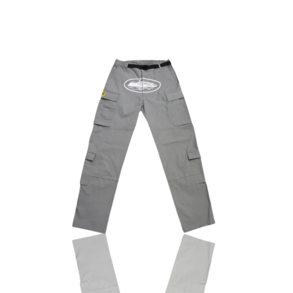 STONE GREY & WHITE RTW ALCATRAZ GUERILLAZ CARGO TROUSER