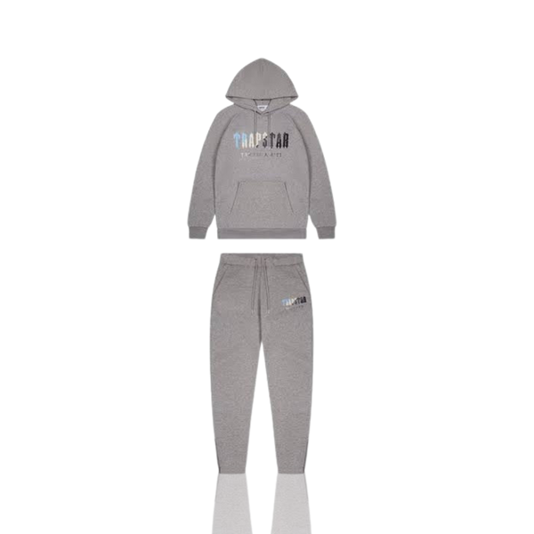 Grey Ice Chenille Decoded Hooded Tracksuit