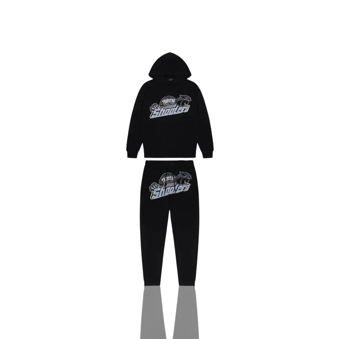Black & Sky Blue London Shooters Tracksuit