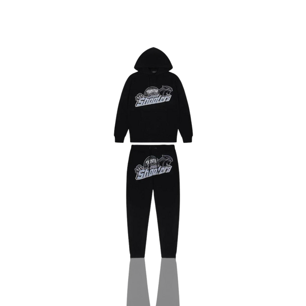 Black & Sky Blue London Shooters Tracksuit