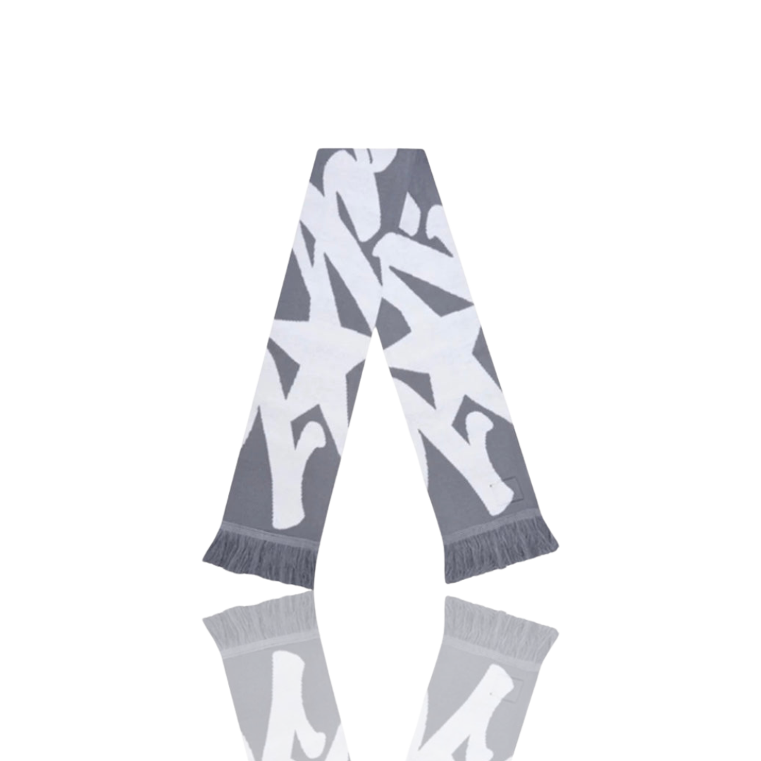GREY & WHITE RTW ALLSTARZ SCARF