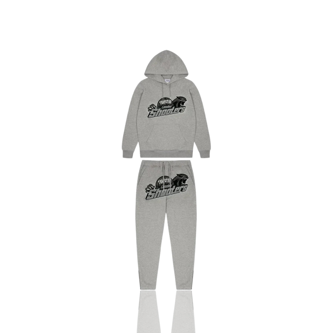 Grey Monochrome London Shooters Tracksuit