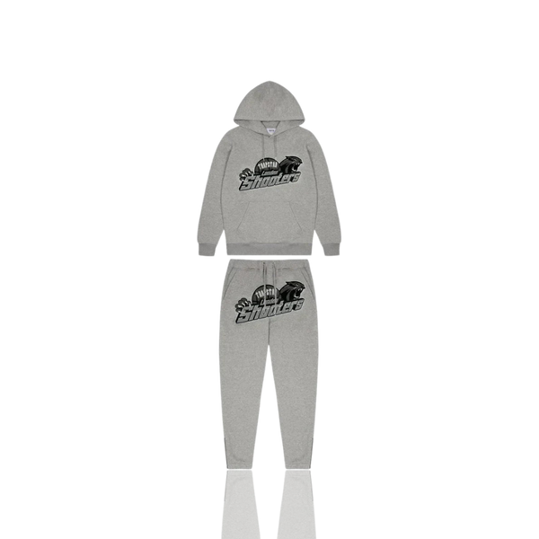 Grey Monochrome London Shooters Tracksuit