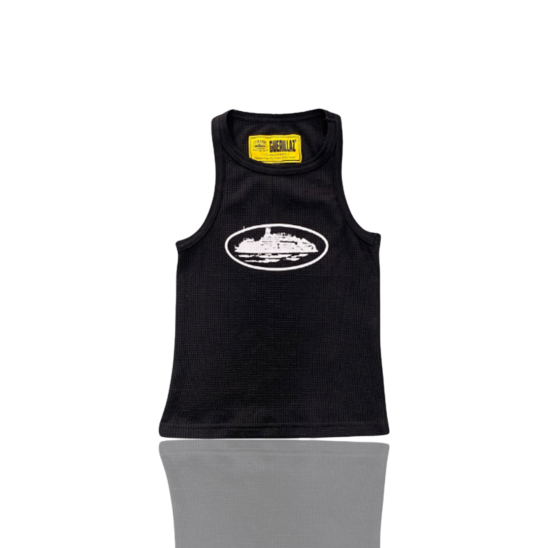 BLACK & WHITE WOMENS ACLATRAZ GUERILLAZ VEST