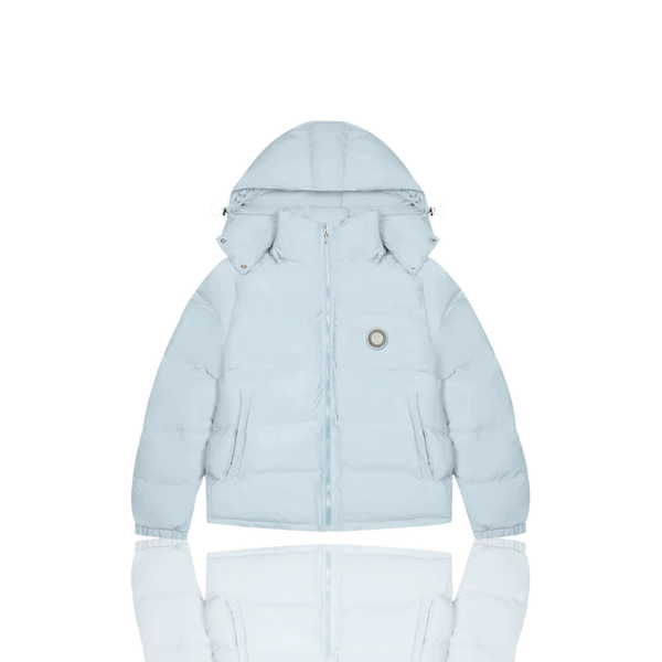 Ice Blue Irongate Hooded Puffer