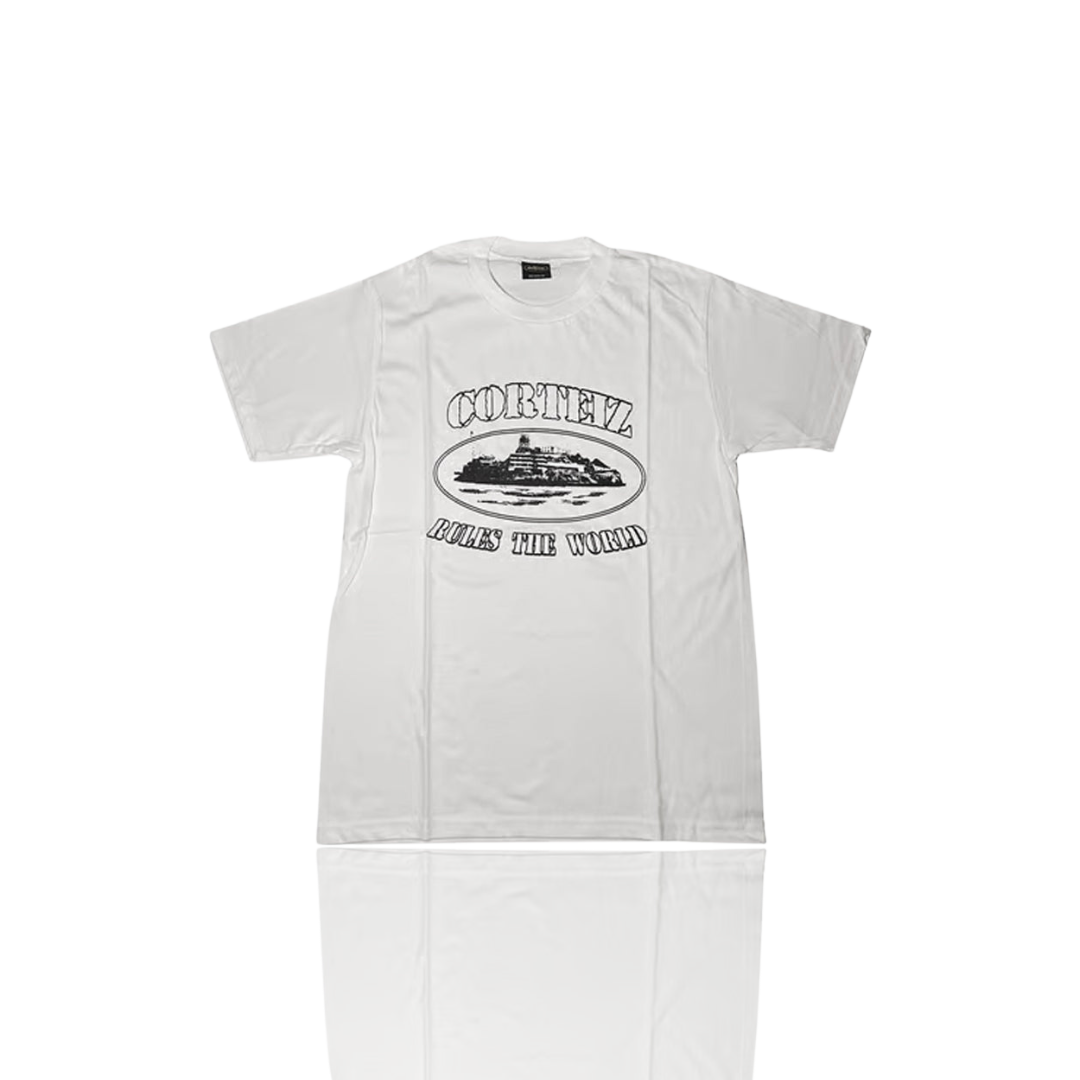 WHITE & BLACK RTW ALCATRAZ T SHIRT