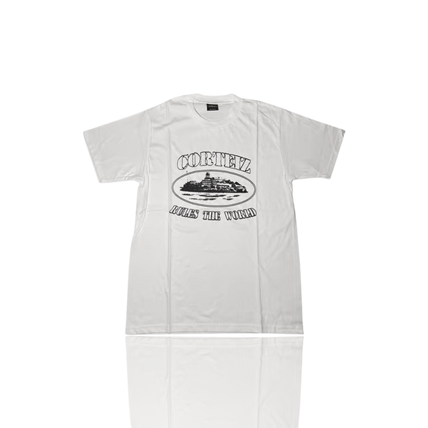 WHITE & BLACK RTW ALCATRAZ T SHIRT